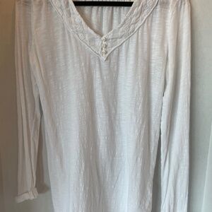 Caslon XS (more like small) long sleeve textured top